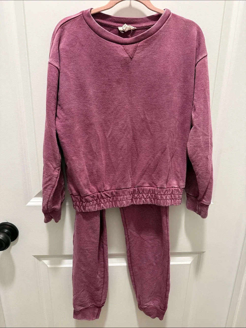 Jessica Simpson Kids Two-Piece Jogger Set - Mauve/Purple